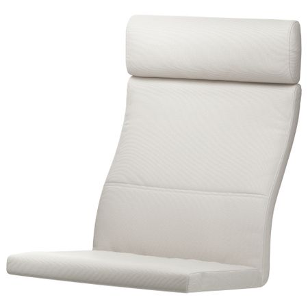 Подушка-сиденье на кресло ПОЭНГ, Финнста белый