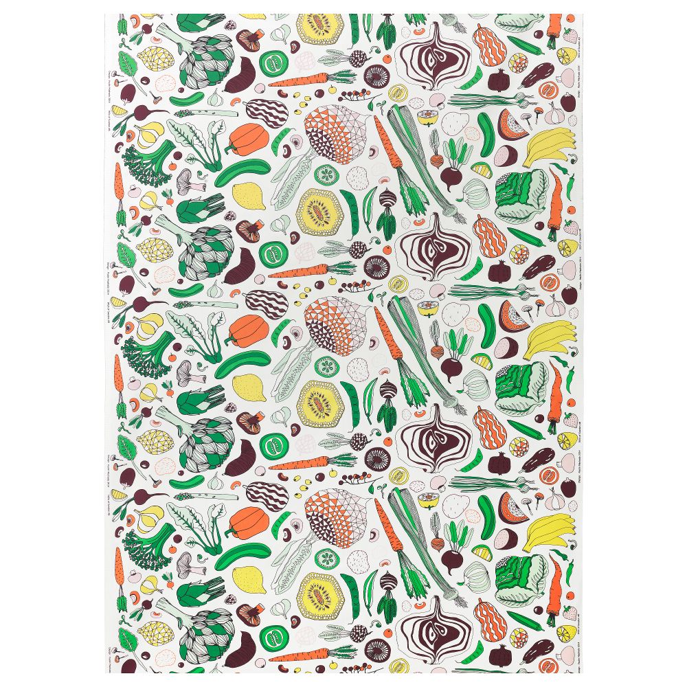 Ткань ХЕМТРЕВНАД, белый, разноцветный (150 см) - фото 1