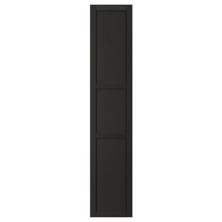 Дверь, черная морилка 40x200 см IKEA LERHYTTAN ЛЕРХЮТТАН 903.564.92