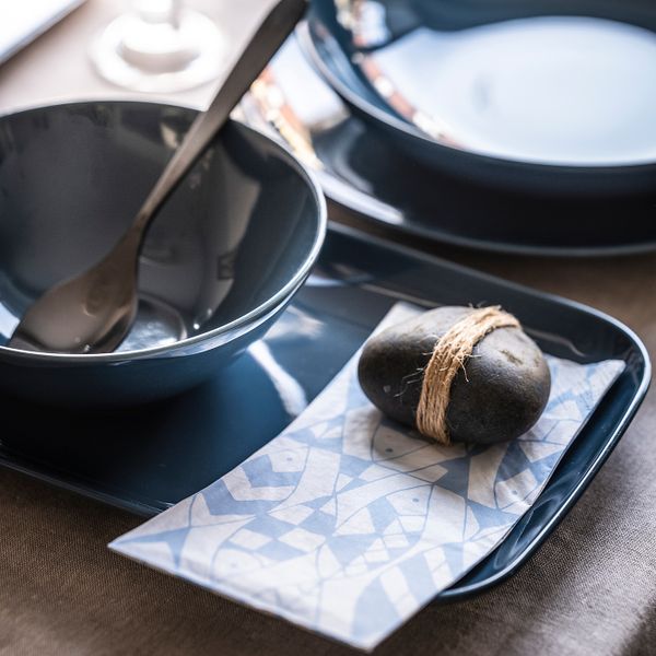 Тарелка, полированный темная бирюза 30x18 см IKEA FÄRGKLAR ФЭРГКЛАР 704.771.45 - фото 6