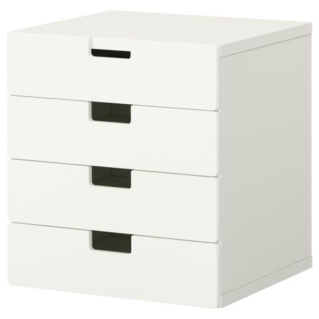 Комбинация для хранения с ящиками СТУВА, белый, белый (60x50x64 см)