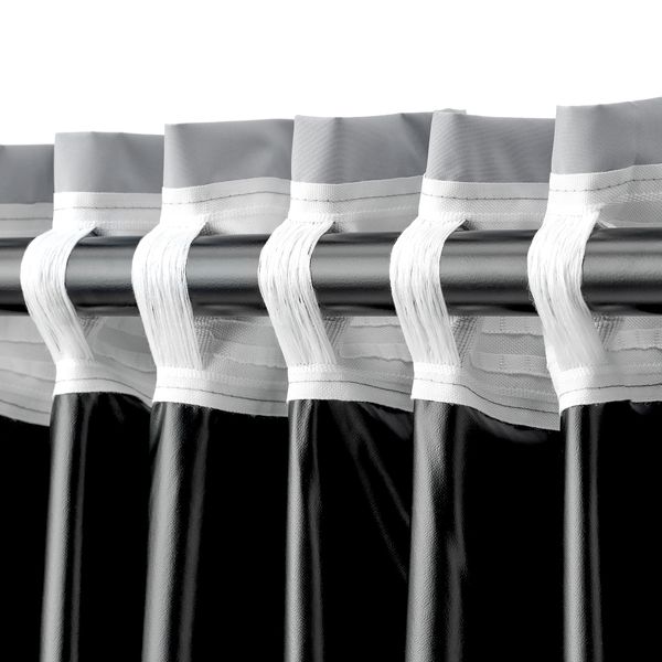 Блокирующая свет гардина, 1 шт., светло-серый, 210x300 см IKEA BENGTA БЕНГТА 405.129.99 - фото 5