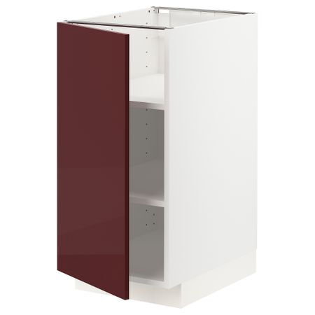 Напольный шкаф с полками, 40x60 cm IKEA METOD МЕТОД 194.613.41