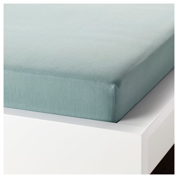 Простыня натяжная ПУДЕРВИВА, зеленый - фото 1