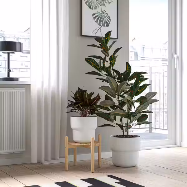 FÖRENLIG Кашпо - д/дома/улицы белый 24 см - фото 5