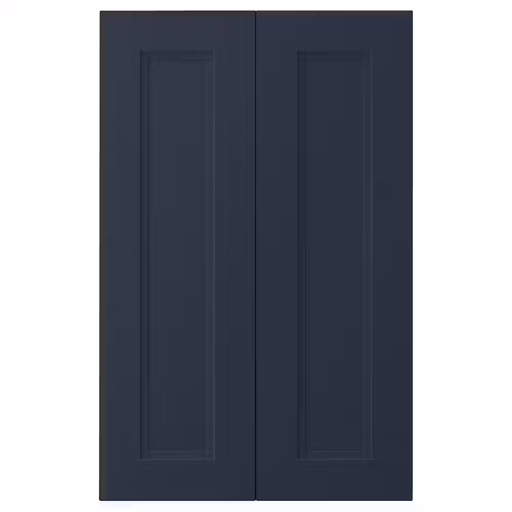 AXSTAD Дверца д/напольн углового шк, 2шт - матовая поверхность синий 26x80 см - фото 1