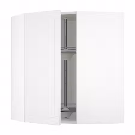 METOD Углов навесн шкаф с вращающ секцией - белый/Stensund белый 68x80 см