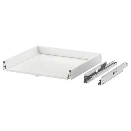 Низкий ящик с нажимным механизмом, белый, 60x60 см IKEA EXCEPTIONELL ЭКСЕПТИОНЕЛЛЬ 004.478.16