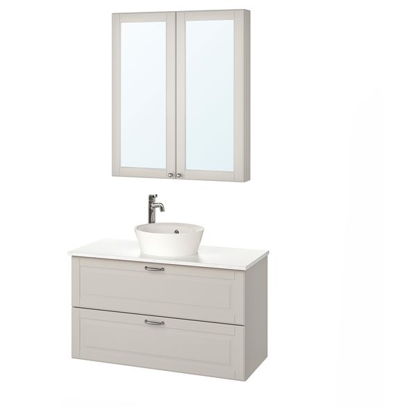 Комплект мебели для ванной, 5 предмета, 102 cm IKEA KATTEVIK КАТТЕВИК, GODMORGON ГОДМОРГОН, TOLKEN ТОЛКЕН 393.045.00 - фото 2