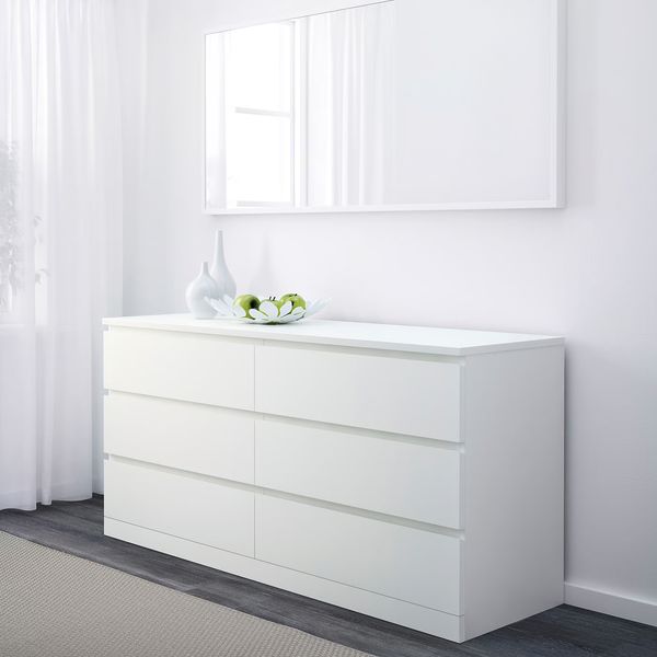 MALM Комплект мебели д/спальни, 4 предм. - белый 180x200 см - фото 7