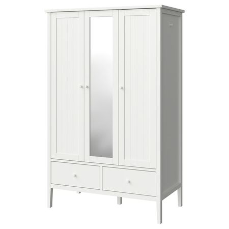 GULLABERG Гардероб - белый 128x64x201 см