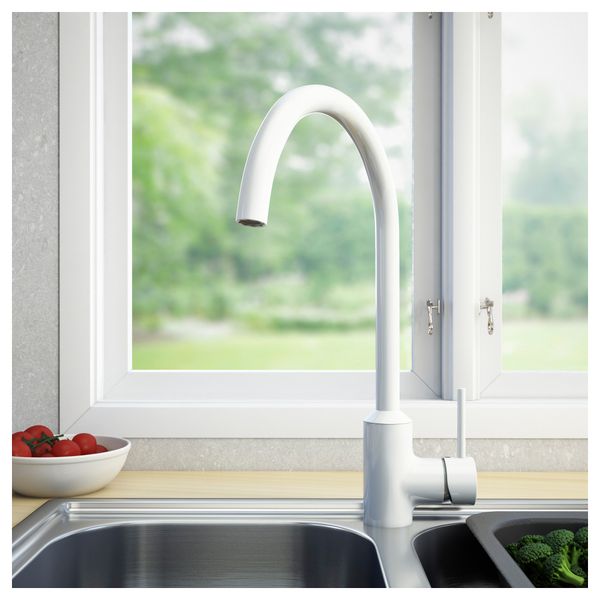 Смеситель кухонный, 1 рычаг РИНГШЕР, белый - фото 2