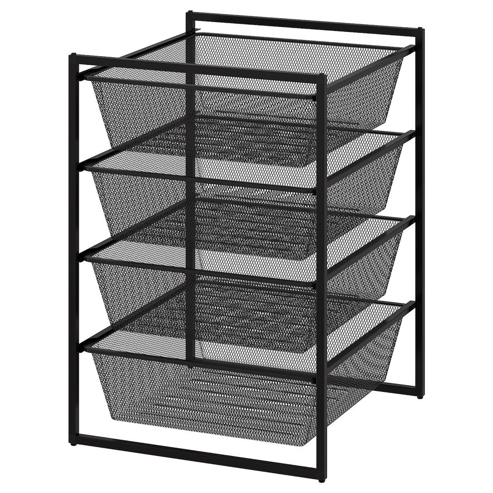 Комбинация для хранения, антрацит 50x51x70 см IKEA JONAXEL ЙОНАКСЕЛЬ 593.362.27 - фото 1