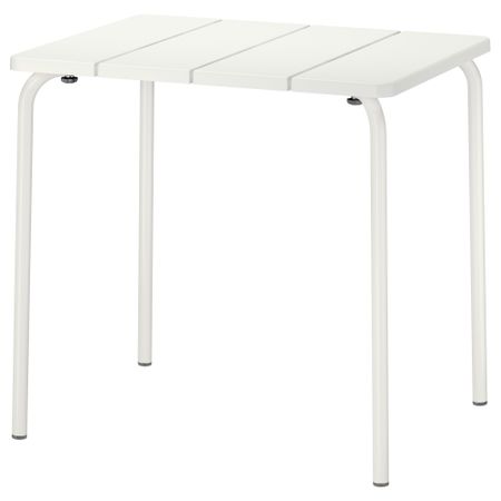 Садовый стол ВЭДДО, белый (58x74 см)