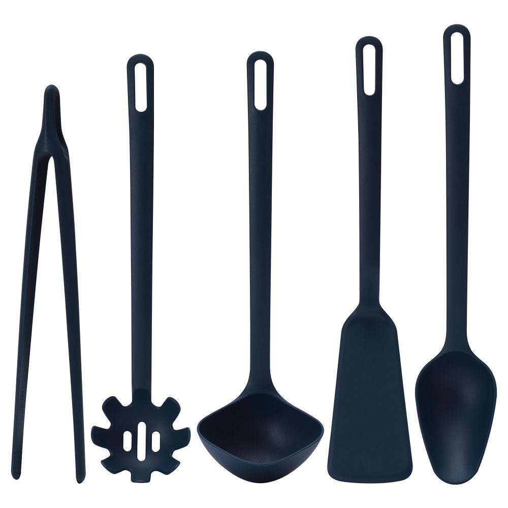 Кухонные принадлежности, 5 предметов ФУЛЛЭНДАД, темно-синий серый - схема-чертеж с размерами