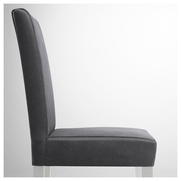 Стул ХЕНРИКСДАЛЬ, белый, Дьюпарп темно-серый - фото 4