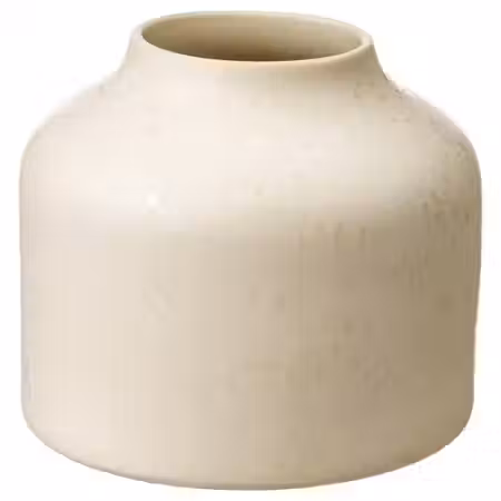 BLODBJÖRK БЛОДБЬЁРК Ваза - бежевый 16 см