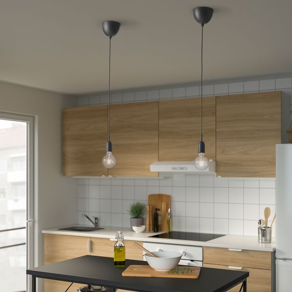 Шнур-подвес для лампочки, 1.8 м, серый IKEA GRÅVACKA ГРОВАККА 105.151.69 - схема-чертеж с размерами