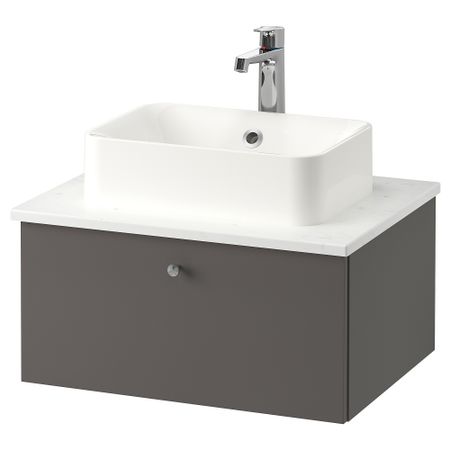 Шкаф со столешницей 45x32 раковина, 62x49x43 cm IKEA HÖRVIK ХОРВИК, GODMORGON ГОДМОРГОН, TOLKEN ТОЛКЕН 093.385.25