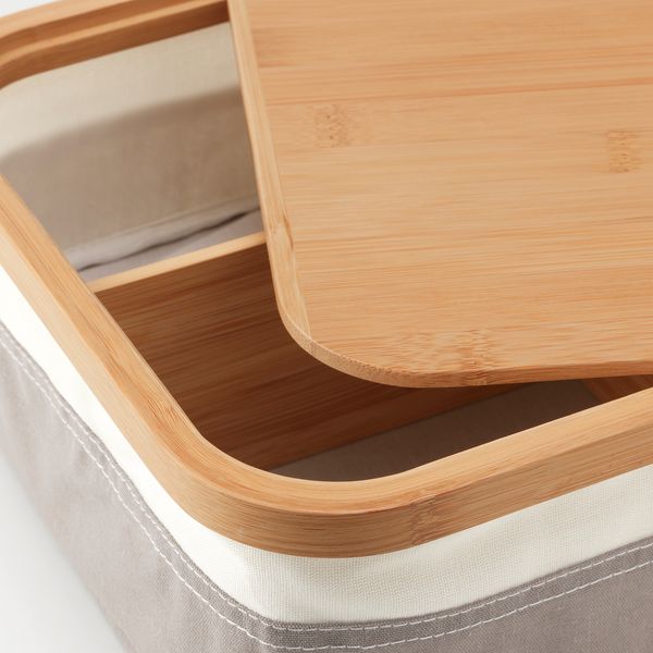 Ящик с отделениями, 25x35x10 см IKEA RABBLA 903.481.24 - схема-чертеж с размерами