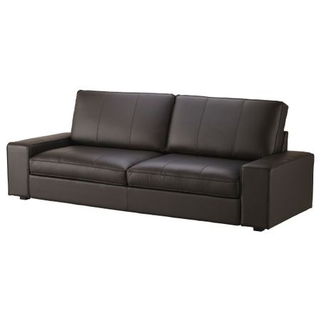Диван-кровать 3-местный КИВИК, Гранн, Бумстад темно-коричневый