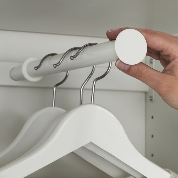 Гардероб, белый, Киркенес пробковый шпон 150x44x236 см IKEA ПАКС 993.057.14 - схема-чертеж с размерами