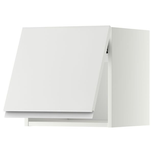Горизонтальный навесной шкаф МЕТОД, белый, Нодста белый - схема-чертеж с размерами