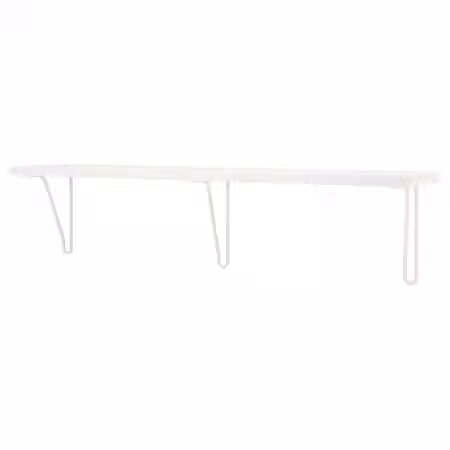 BERGSHULT / FÖRLÄGGARE Полка навесная - белый/белый 120x20 см