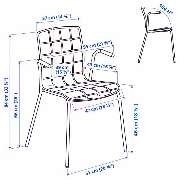LÄKTARE Конференц-стул - светло-зеленый/белый - фото 2
