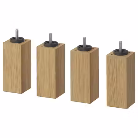 BURFJORD Ножка - под дуб 12.5 см