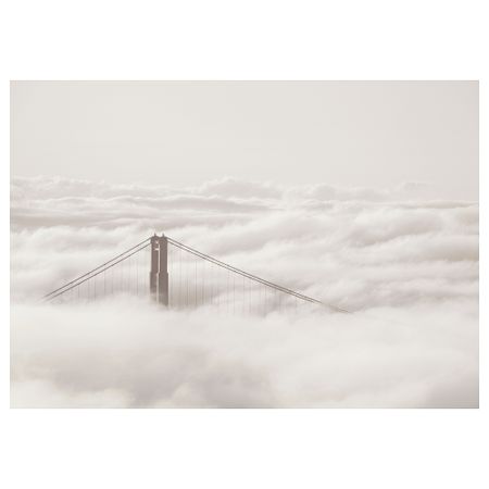 Холст, Мост и облака, 200x140 см IKEA BJÖRKSTA БЬЁРКСТА 105.548.96