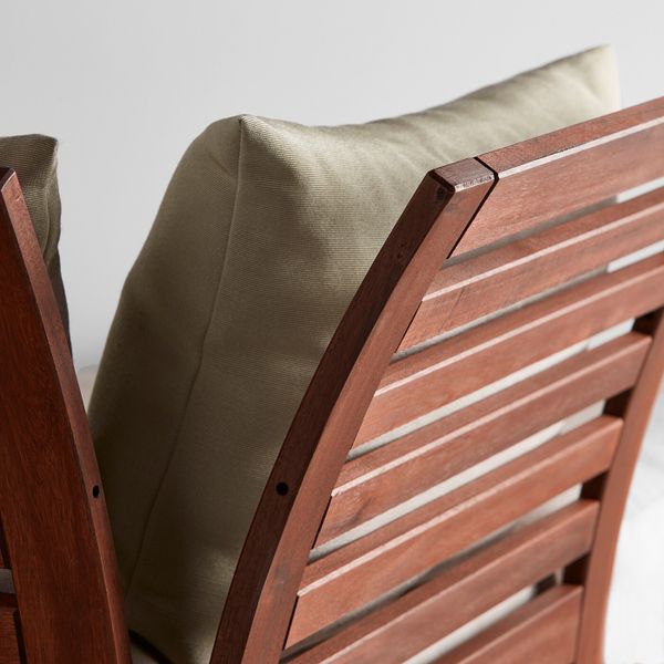 4-местный комплект садовой мебели, коричневая морилка/Холло бежевый IKEA ЭПЛАРО 492.288.41 - фото 6