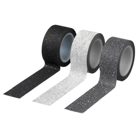 Скотч ВИНТЕР 2017, черный/серый, серебристый (5 м)