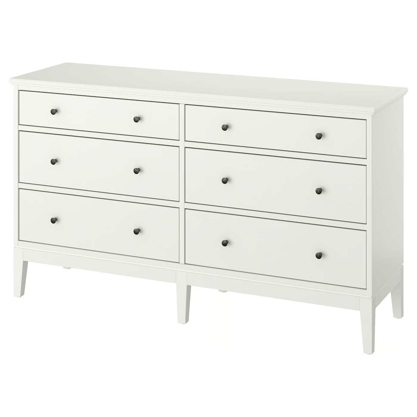 IDANÄS Комод с 6 ящиками – белый 162×95 см