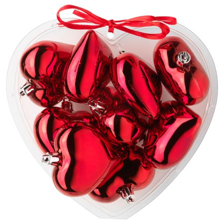 Украшение подвесное ВИНТЕР 2015, сердце красный