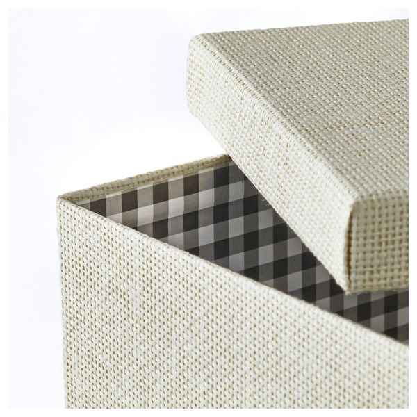 Коробка с крышкой КВАРНВИК, белый - фото 2