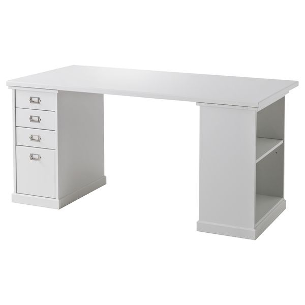 Стол КЛИМПЕН, белый (150x75 см) - фото 1