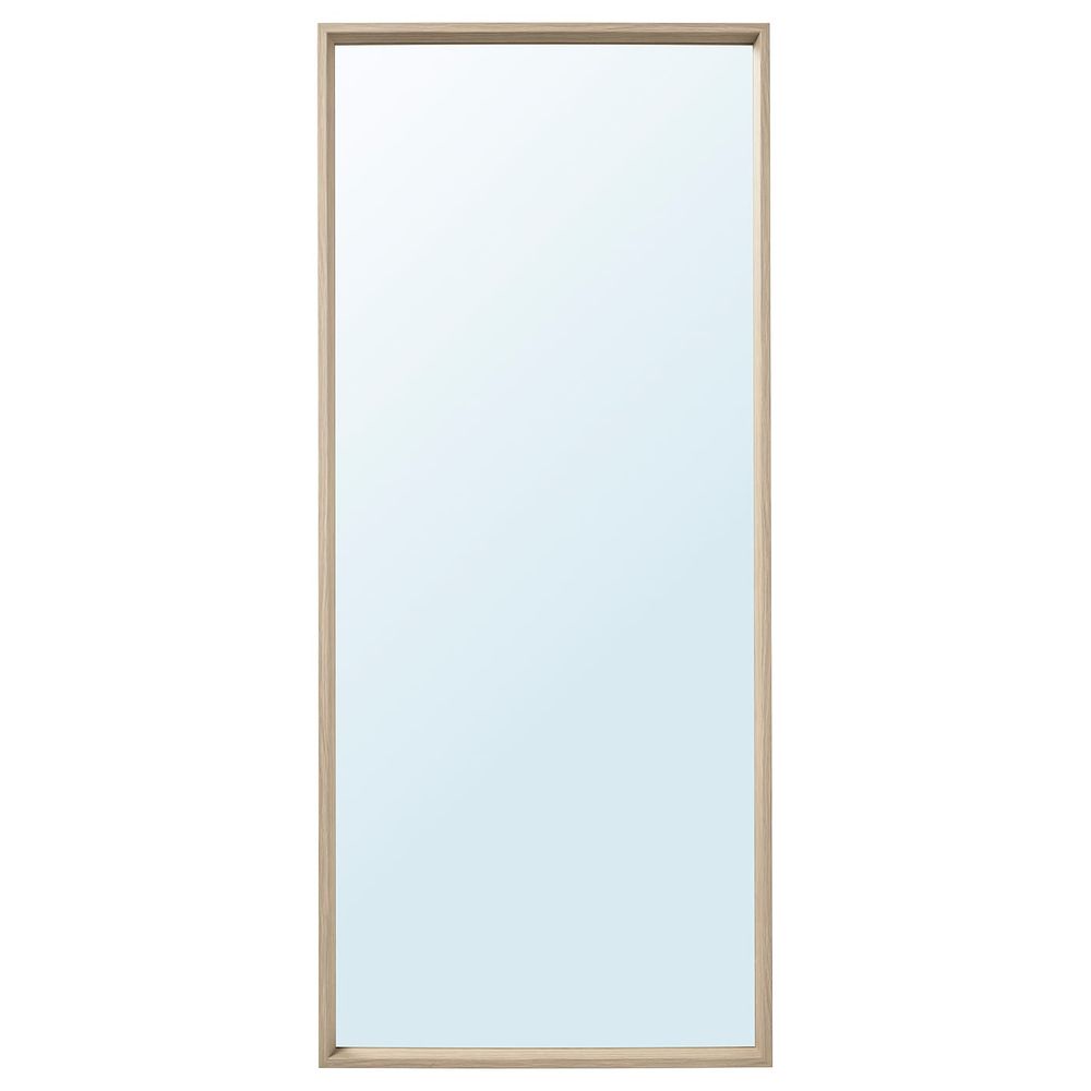 Зеркало, под беленый дуб 65x150 см IKEA NISSEDAL НИССЕДАЛЬ 803.908.73 - фото 1