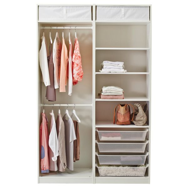 Гардероб, белый/Хасвик белый 150x66x236 см IKEA PAX ПАКС 292.487.98 - фото 3