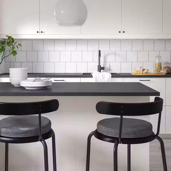 ÅKERVINDEFLY ОКЕРВИНДЕФЛЮ Подушка на стул - темно-серый 38 см - фото 2