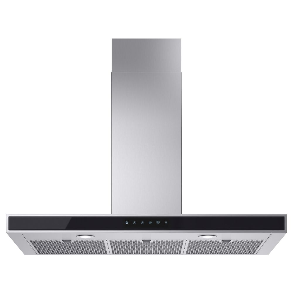 Колпак вытяжного шкафа стенного крепления КУЛИНАРИСК, нержав сталь, стекло - фото 1