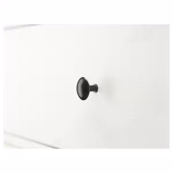 HEMNES Комод с 3 ящиками - белая морилка 108x96 см - фото 4