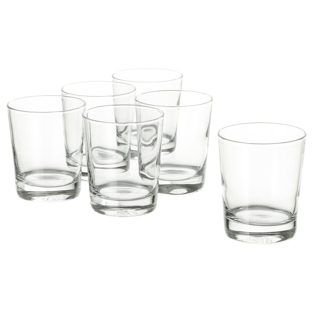 Стакан, прозрачное стекло 23 сл IKEA GODIS ГУДИС 604.791.59 - фото 1