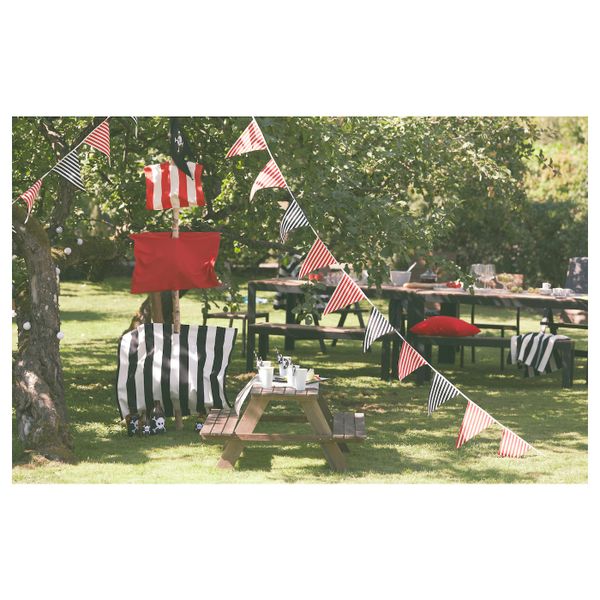 Детский стол для/пикника, светло-коричневая морилка IKEA RESÖ РЕСО 003.761.64 - схема-чертеж с размерами