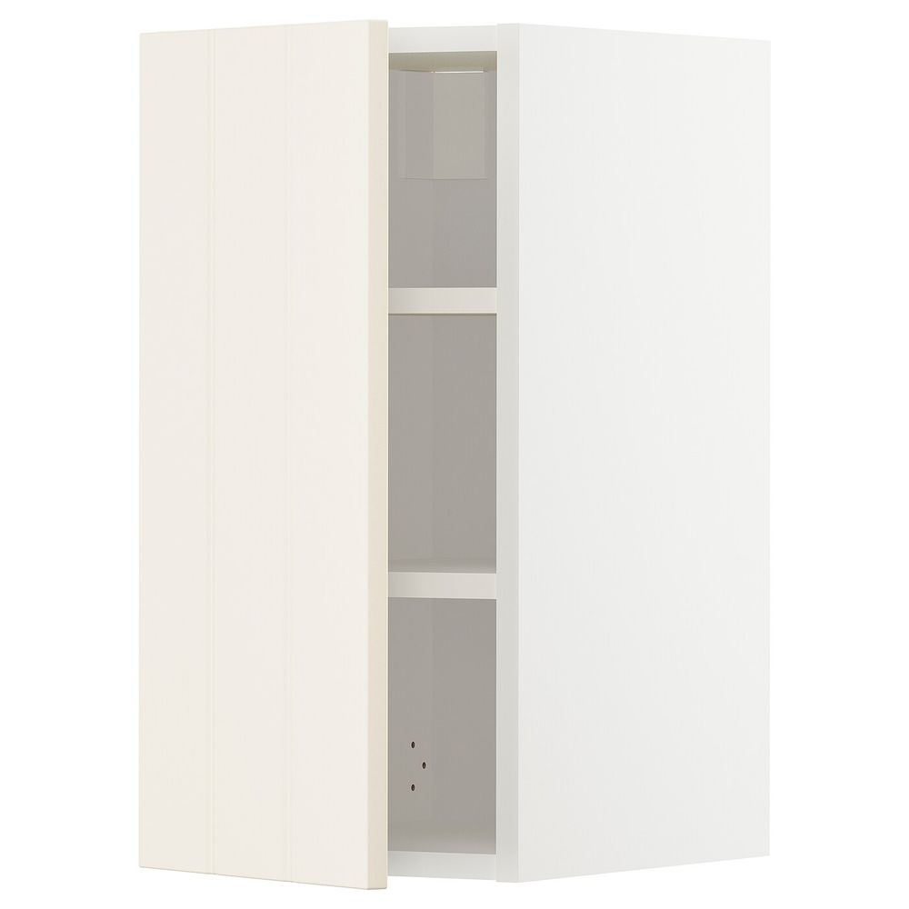 Шкаф навесной с полкой, белый/Хитарп белый с оттенком 30x60 см IKEA METOD МЕТОД 393.007.76 - схема-чертеж с размерами