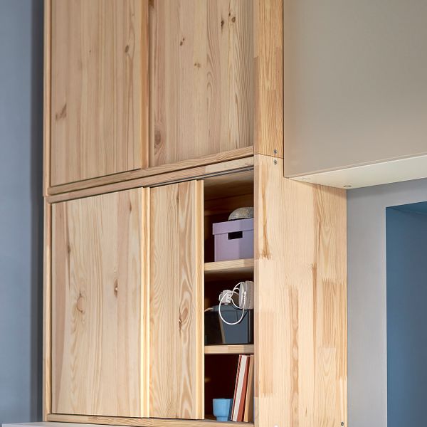 Шкаф с раздвижными дверцами, сосна 80x30x60 см IKEA IVAR ИВАР 504.943.96 - фото 2