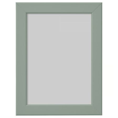 FISKBO Рама - светлый серо-зеленый 13x18 см