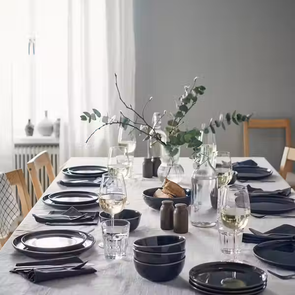 GLADELIG Тарелка десертная - темно-серый 20 см - фото 5