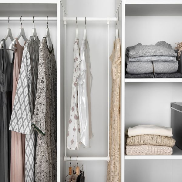 Платяная штанга для каркаса, белый 35-60x55 см IKEA LÄTTHET ЛЭТТХЕТ 103.874.64 - фото 2