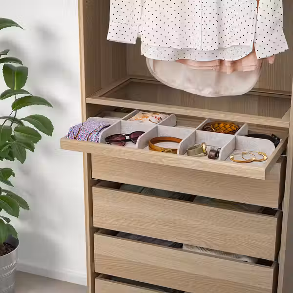 KOMPLEMENT Выдвижная полка - под беленый дуб 75x35 см - фото 2